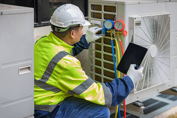 Professional Hvac technician working in West Dennis, MA